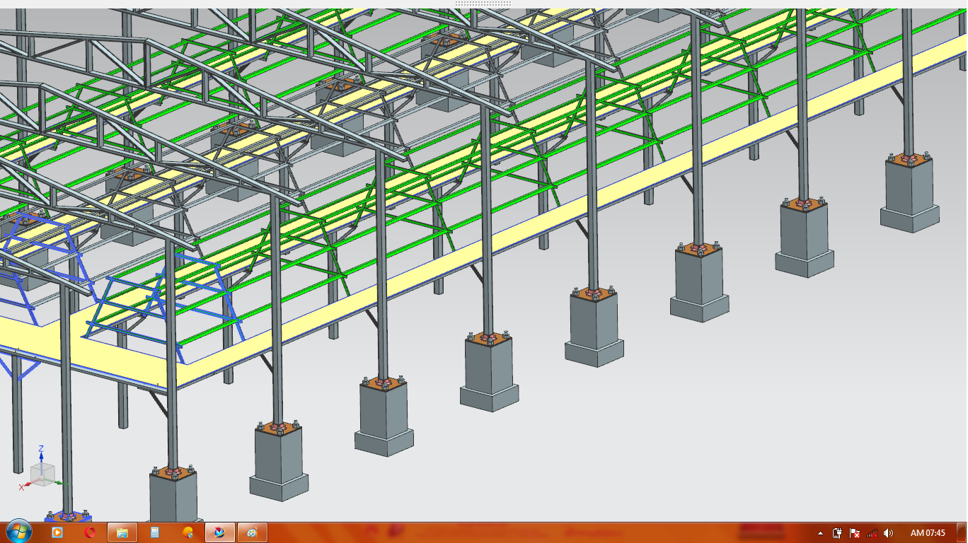 农场大棚仓库模型3D图纸 UG格式